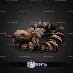 Super Basic STL Flexi Copperhead Snake