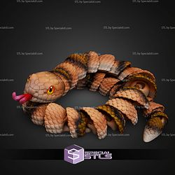 Super Basic STL Flexi Copperhead Snake