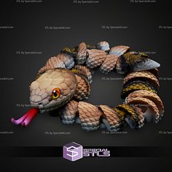 Super Basic STL Flexi Copperhead Snake