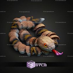 Super Basic STL Flexi Copperhead Snake