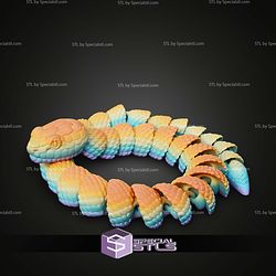 Super Basic STL Flexi Copperhead Snake