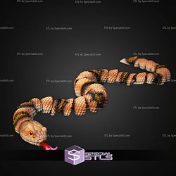 Super Basic STL Flexi Copperhead Snake