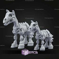 Super Basic STL Flexi Horse Skeleton