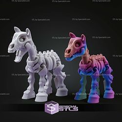 Super Basic STL Flexi Horse Skeleton