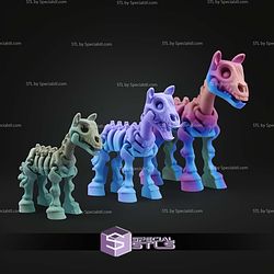 Super Basic STL Flexi Horse Skeleton