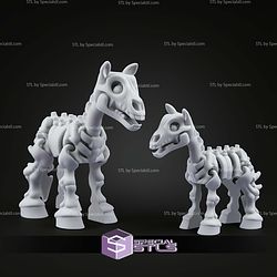 Super Basic STL Flexi Horse Skeleton