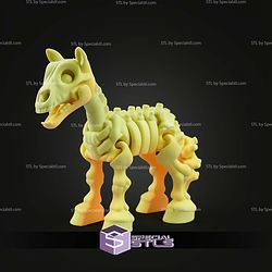 Super Basic STL Flexi Horse Skeleton