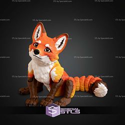 Super Basic STL Fox Multicolor 3MF