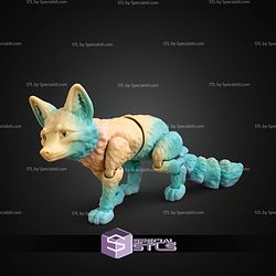 Super Basic STL Fox Multicolor 3MF