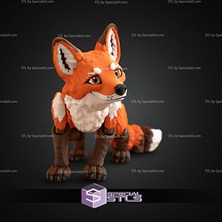 Super Basic STL Fox Multicolor 3MF