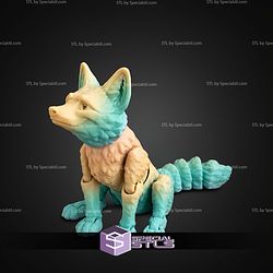 Super Basic STL Fox Multicolor 3MF