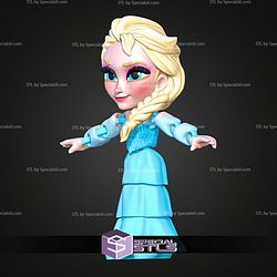 Super Basic STL Frozen Elsa MultiColor