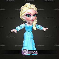 Super Basic STL Frozen Elsa MultiColor