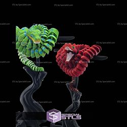 Super Basic STL Green Tree Python Articulated
