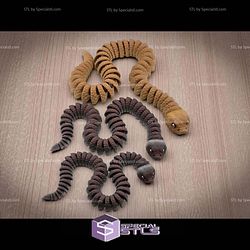 Super Basic STL Hognose Snake V2 Articulated