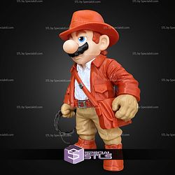 Super Basic STL Indiana Jone Mario No Ams