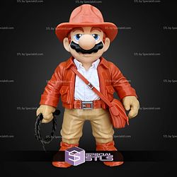 Super Basic STL Indiana Jone Mario No Ams