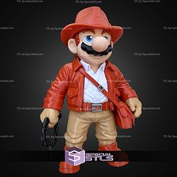 Super Basic STL Indiana Jone Mario No Ams