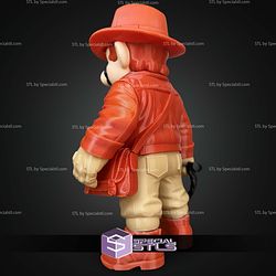 Super Basic STL Indiana Jone Mario No Ams