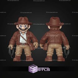 Super Basic STL Indiana Jone Mario No Ams