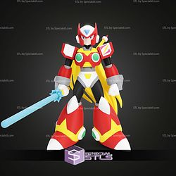 Super Basic STL Megaman Zero Multipart