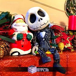 Super Basic STL Jack Skellington MultiColor
