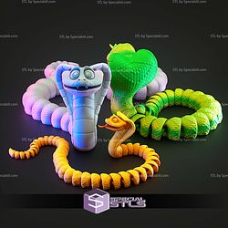 Super Basic STL King Cobra Snake