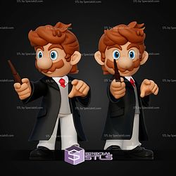Super Basic STL Mario Harry Potter Multipart