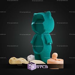 Super Basic STL Mario Snorlax Crochet No AMS