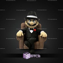 Super Basic STL Mario The Godfather Multipart