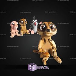 Super Basic STL Meerkat MultiColor Flexi