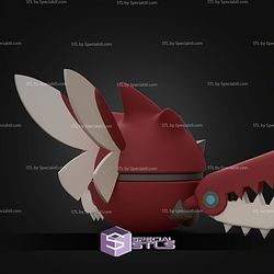 Super Basic STL Mega Scizor Pokeball