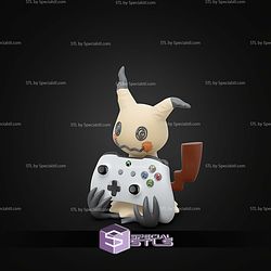 Super Basic STL Mimikyu Controller Holder