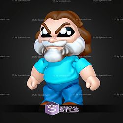 Super Basic STL Minecraft Movie Minis Pack Multicolor