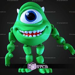 Super Basic STL Monsters Inc Mike Wazowski MultiColor