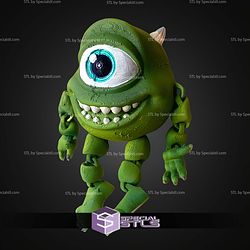 Super Basic STL Monsters Inc Mike Wazowski MultiColor