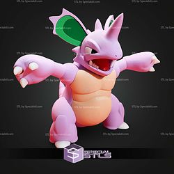 Super Basic STL Nidoking Multipart