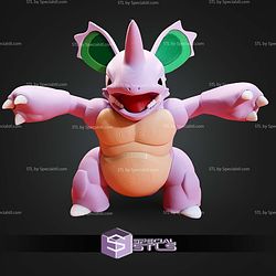 Super Basic STL Nidoking Multipart