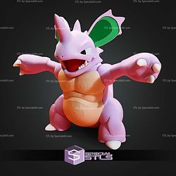 Super Basic STL Nidoking Multipart