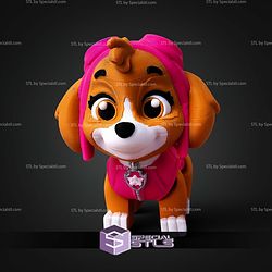 Super Basic STL Paw Patrol Skye MultiColor