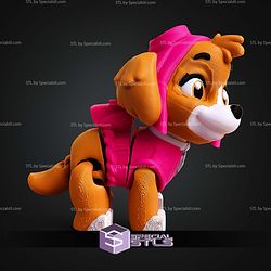 Super Basic STL Paw Patrol Skye MultiColor