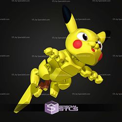 Super Basic STL Pikachu MultiColor