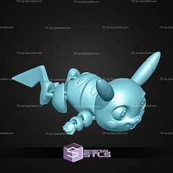 Super Basic STL Pikachu MultiColor