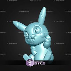 Super Basic STL Pikachu MultiColor