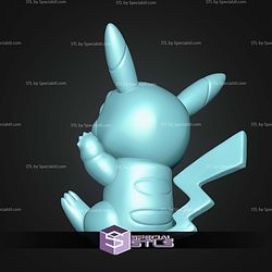 Super Basic STL Pikachu MultiColor