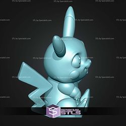 Super Basic STL Pikachu MultiColor