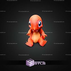 Super Basic STL Pokemon Charmander MultiColor
