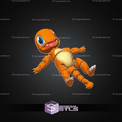 Super Basic STL Pokemon Charmander MultiColor