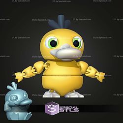 Super Basic STL Psyduck MultiColor