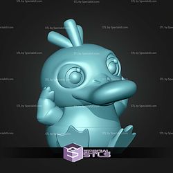 Super Basic STL Psyduck MultiColor
